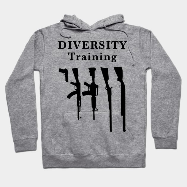 Diversity Training - Firearms Hoodie by BlackGrain